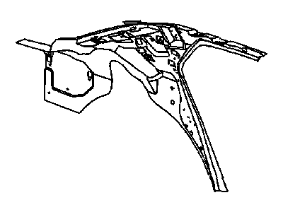 Mopar 5135907AH Panel-Body Side Aperture Rear