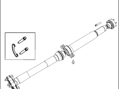 2017 Dodge Durango Drive Shaft - 52123812AA