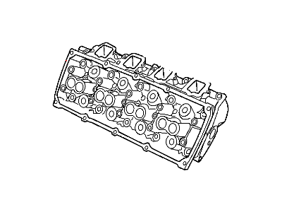 2005 Dodge Ram 2500 Cylinder Head - 53021608BK