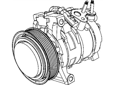 Jeep Compass A/C Compressor - 55111296AB