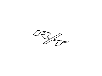 Mopar 4806327AA NAMEPLATE-R/T