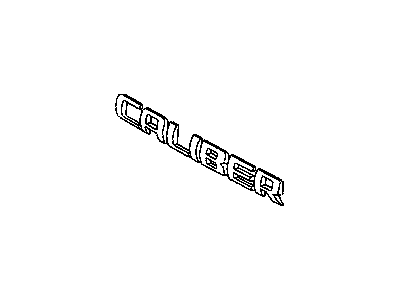 Mopar 5116022AA NAMEPLATE-Caliber