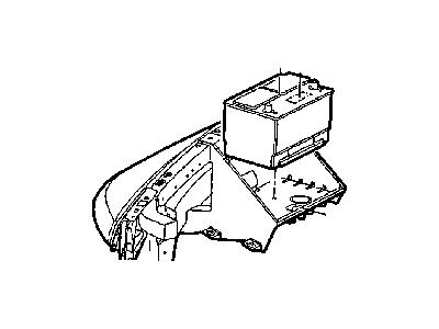 Mopar 55276205AC Tray-Battery