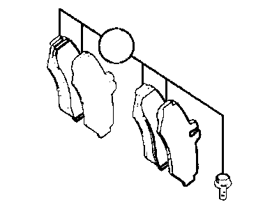 2009 Dodge Sprinter 2500 Brake Pad - V2012602AA