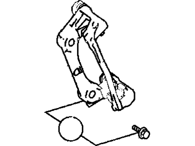 Mopar 68019139AA RTANCHOR-Disc Brake CALIPER