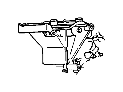 Mopar 53010207 Bracket-ALTERNATOR And Compressor