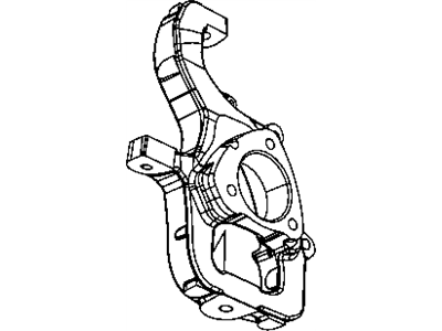 Mopar 68044703AB Front Steering Knuckle