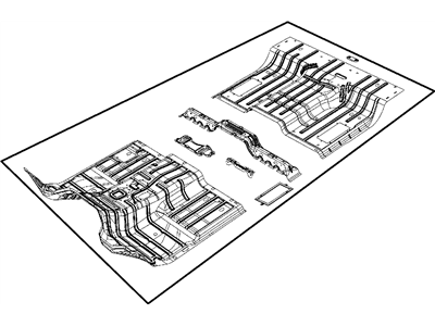 Mopar 55112473AA Pan-Floor