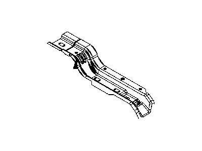 Mopar 55372358AA CROSSMEMBER-Front Seat Retention