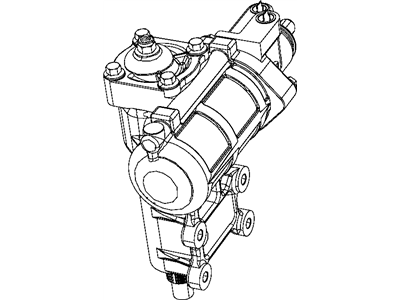 Jeep Wrangler Steering Gear Box - 52126348AA