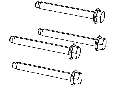 Mopar 6105088AA Bolt-HEXAGON FLANGE Head