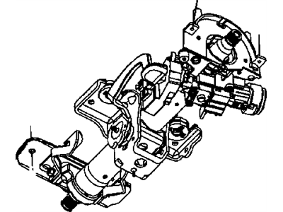 2004 Dodge Stratus Steering Column - 5093790AA