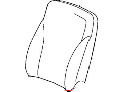 Mopar 1CW961L2AA Front Seat Back Cover