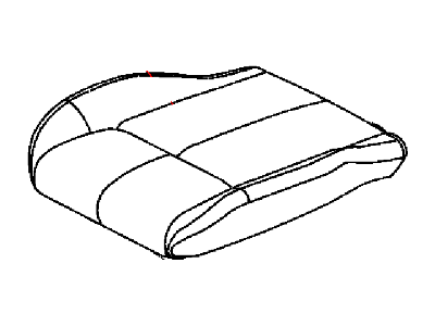 Mopar 5XT82DX9AA Front Seat Cushion Cover