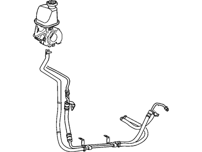 Mopar 5290977AE Line-Power Steering Pressure And Return