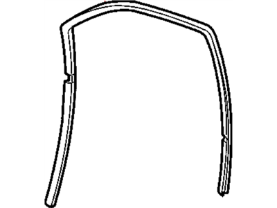 Mopar 55235874AD Seal-Glass Channel Run