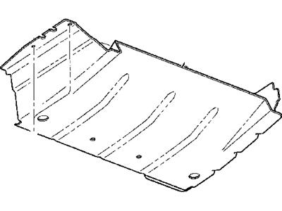 Jeep Cherokee Fuel Tank Skid Plate - 52100328AA