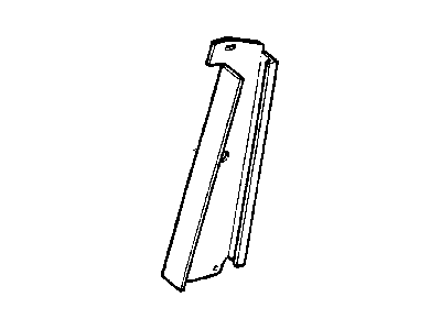 Mopar 5ER17LAZAF Molding-Lock Pillar