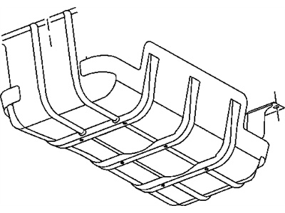 2005 Jeep Liberty Fuel Tank Skid Plate - 52100332AG