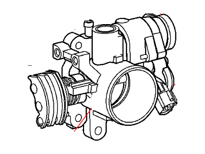 Dodge Neon Throttle Body - 4891278AD