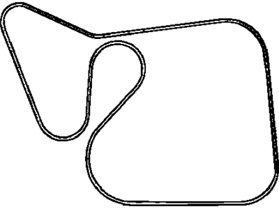 2008 Dodge Viper Drive Belt - 5037862AC