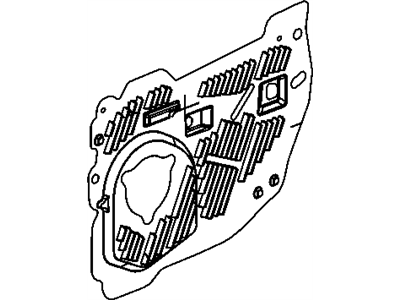 Mopar 5054113AF Shield-Front Door