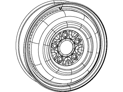 2010 Dodge Grand Caravan Spare Wheel - 4721567AB