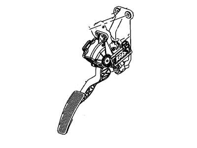 Mopar 4726004AB Pedal-Accelerator