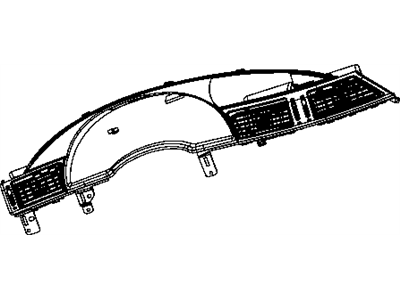 Mopar 1KL241ZAAA Bezel-Instrument Cluster