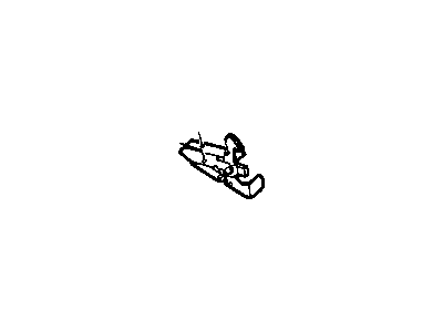 Mopar 55074952AB Hook-Hood Safety Catch