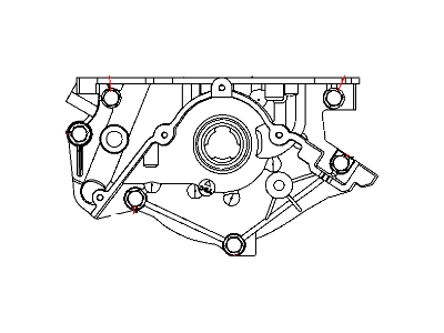 2011 Dodge Nitro Oil Pump - 4663844BA