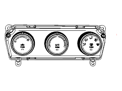 Mopar 55111167AF Air Conditioner Heater Temperature Climate Control