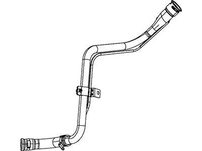 2010 Chrysler Sebring Fuel Filler Neck - 5085276AC