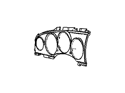 Mopar YW801VEAG Bezel-Instrument Cluster