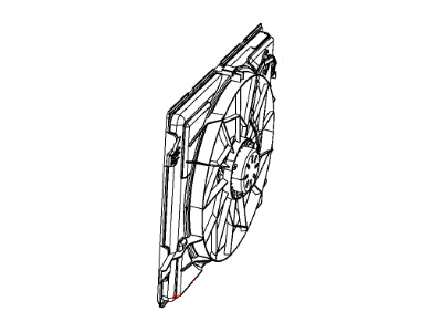 2014 Jeep Grand Cherokee Engine Cooling Fan - 52014787AB