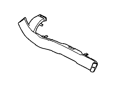 Mopar 5291511AC Duct-Air To Rear Seat