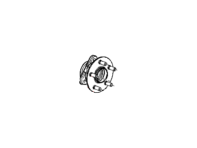 Mopar 4721354AA Brake Hub And Bearing