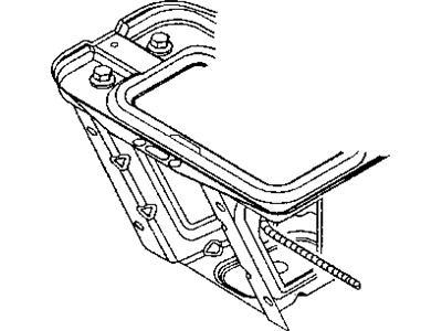 2002 Jeep Wrangler Battery Tray - 5101981AA