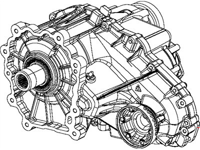 2015 Jeep Grand Cherokee Transfer Case - 5038712AB