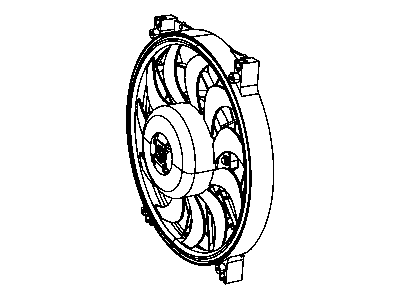 2008 Dodge Durango Fan Blade - 55057081AA