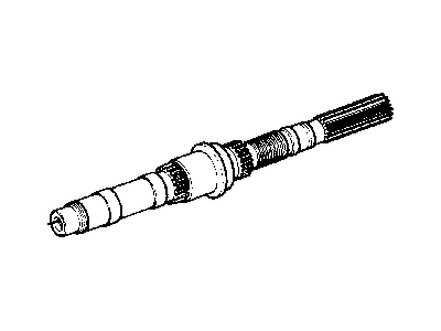 Mopar 5080995AA Shaft-Transfer Case