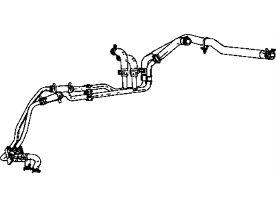 Mopar 5058879AE Hose-Heater Supply And Return