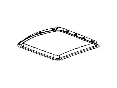 Mopar 1JN981DAAA Trim Ring-SUNROOF