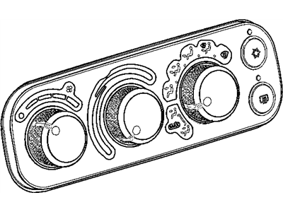 Mopar 4865810AB Air Conditioner And Heater Control