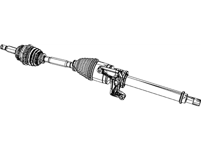 Dodge Caliber Axle Shaft - 5105649AD