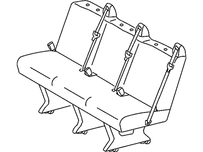 Mopar 5133130AA Seat-Rear