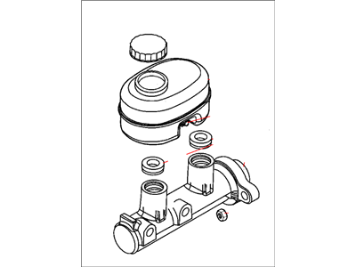 Mopar 5011256AB Brake Mastr Cylinder