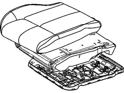 Mopar 5134939AA Frame-Seat Cushion