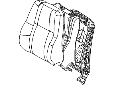 Mopar 5136181AA Frame St-Front Seat Back