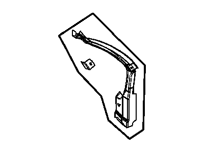 Mopar 4719711AC TROUGH-LIFTGATE Opening